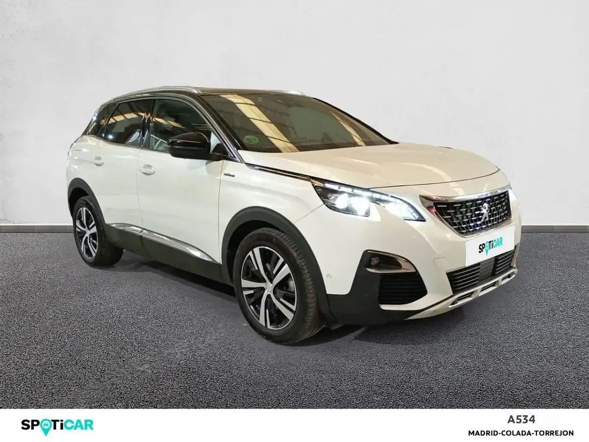 Usado Peugeot 3008 GT-line 130 CV (95 kW) 2019 Blanco SUV