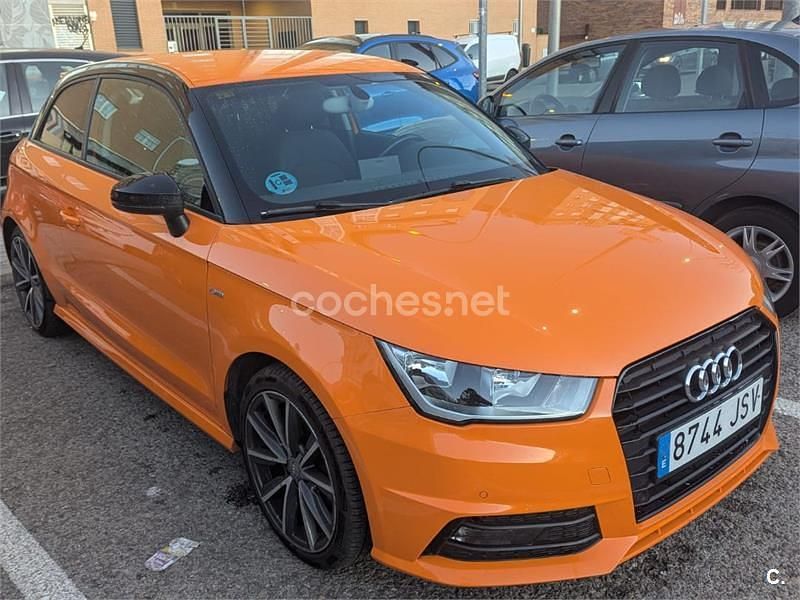Usado Audi A1 116 CV (85 kW) 2016 Naranja Utilitario