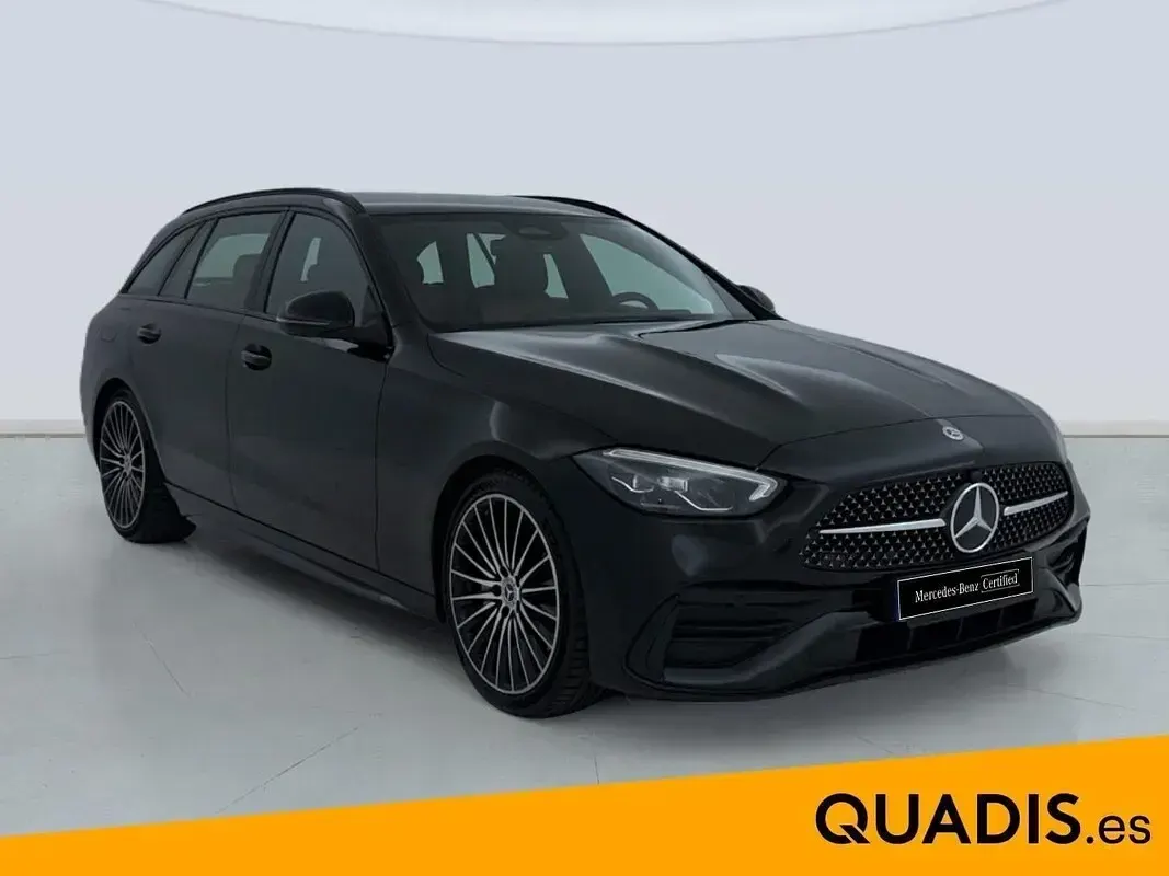 Usado Mercedes C220 200 CV (147 kW) 2023 Negro Familiar