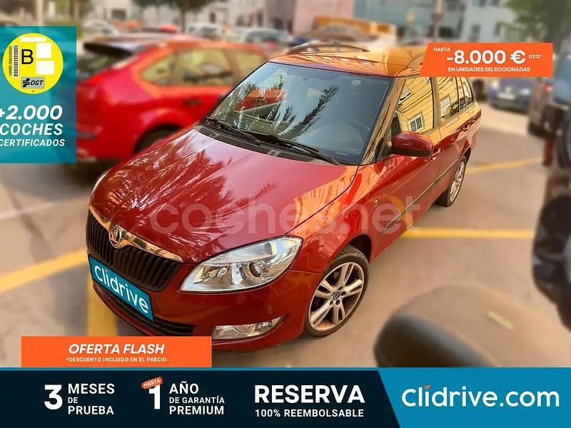 Rojo Usado 2014 Skoda Fabia Ambition Berlina | 4990 € (Precio justo) - Imagen 1/3