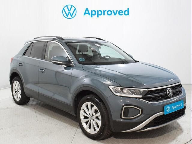 Azul Usado 2024 VW T-Roc Life SUV | 28.300 € (Un poco caro) - Imagen 1/4