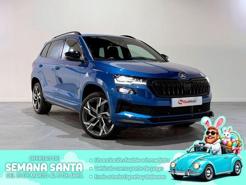 Usado Skoda Karoq SportLine 150 CV (110 kW) 2024 Azul SUV