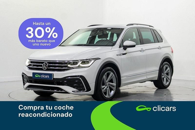 Blanco Usado 2022 VW Tiguan R-line SUV | 28.390 € (Precio justo) - Imagen 1/4