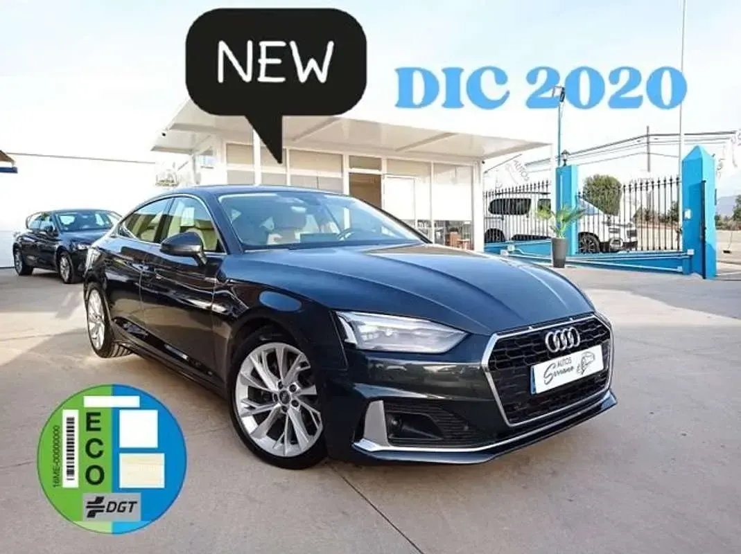 Usado Audi A5 Sportback Advanced 163 CV (119 kW) 2020 Gris Utilitario