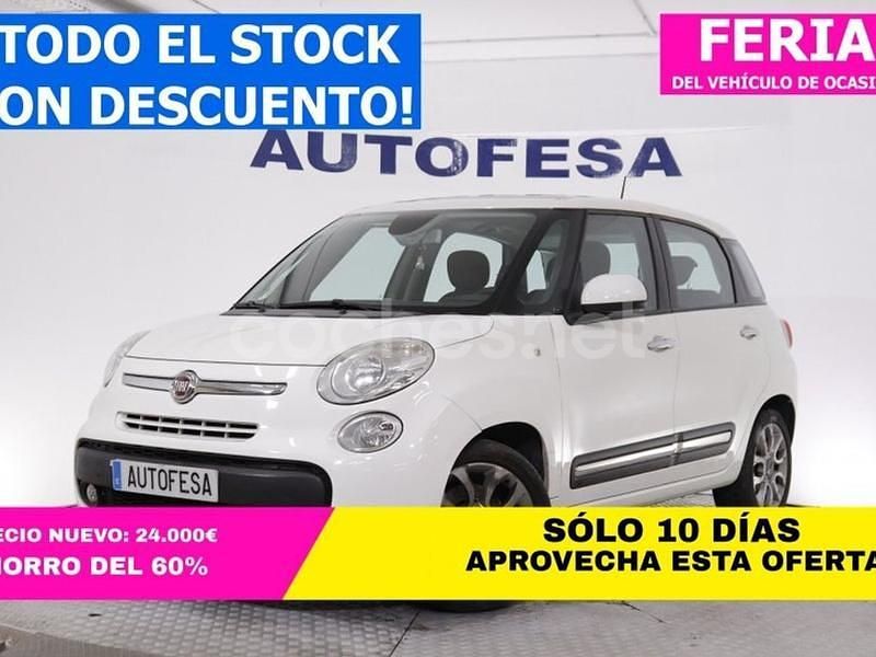 Blanco Usado 2015 Fiat 500L Lounge Monovolumen | 9950 € (Precio justo) - Imagen 1/4