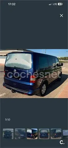 Usado VW Multivan Comfortline 174 CV (127 kW) 2003 Azul Monovolumen