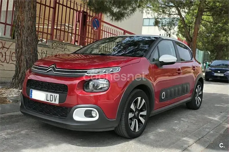 Usado Citroën C3 Feel 82 CV (60 kW) 2020 Rojo Utilitario