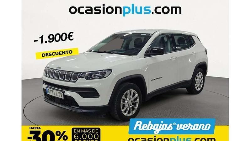 Blanco Usado 2022 Jeep Compass Longitude SUV | 19.000 € (Precio justo) - Imagen 1/4