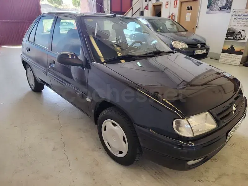 Käytetty Citroën Saxo 58 HP (42 kW) 1998 Sininen Viistoperä