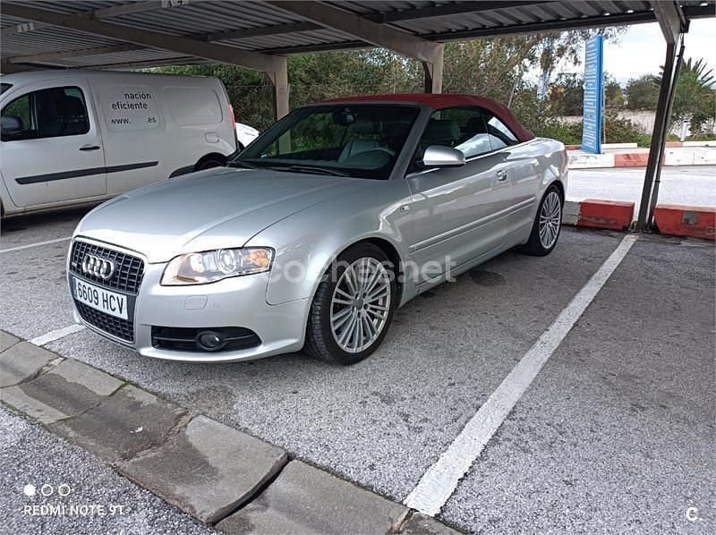 Usado Audi A4 Cabriolet Sport 180 CV (132 kW) 2007 Gris / plata Descapotable
