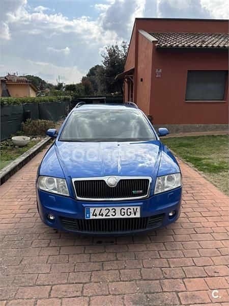 Usado Skoda Octavia RS 170 CV (125 kW) 2008 Azul Familiar