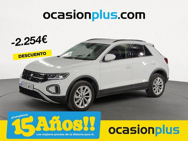 Blanco Usado 2023 VW T-Roc Life SUV | 24.800 € (Precio justo) - Imagen 1/4