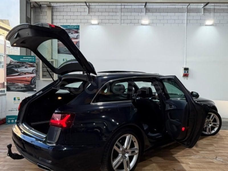 Usado Audi A6 S-Line 272 CV (200 kW) 2015 Azul Familiar