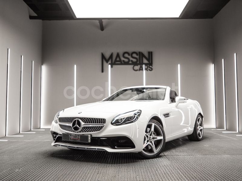 Blanco Usado 2017 Mercedes SLC200 Descapotable | 34.999 € (Buen precio) - Imagen 1/4