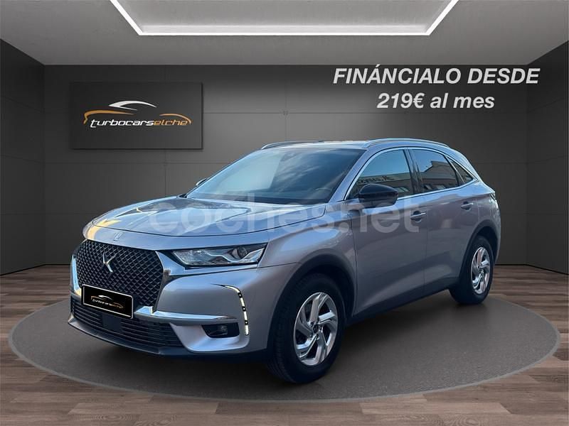 Gris / plata Usado 2019 DS Automobiles DS7 Crossback Be Chic SUV | 15.900 € (Precio justo) - Imagen 1/4