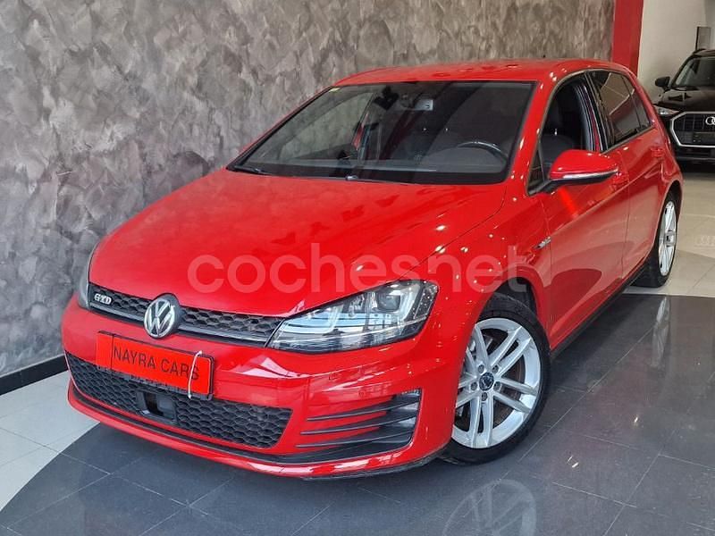 Usado VW Golf VII GTD 184 CV (135 kW) 2013 Rojo Berlina