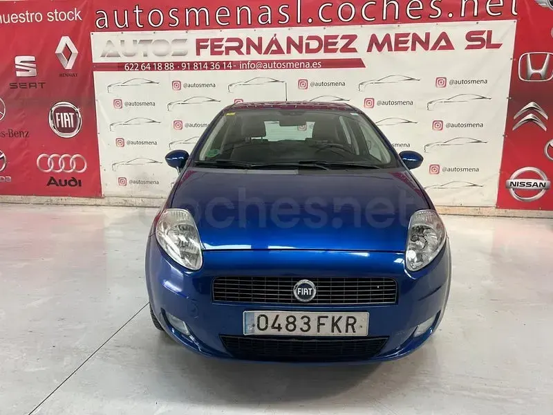 Usado Fiat Grande Punto Dynamic 95 CV (69 kW) 2007 Azul Utilitario