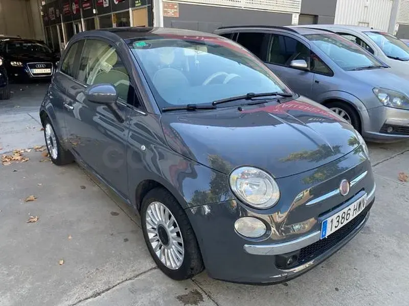 Usado Fiat 500 Lounge 69 CV (50 kW) 2014 Gris / plata Berlina