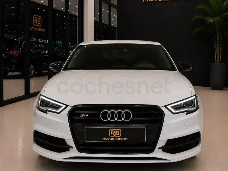 Usado Audi S3 300 CV (220 kW) 2014 Blanco Berlina