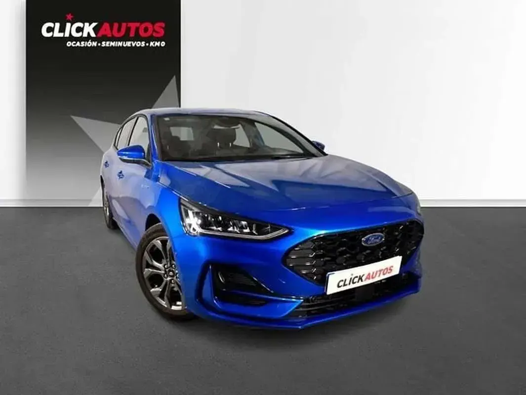 Usado Ford Focus ST-Line 125 CV (91 kW) 2024 Azul Berlina