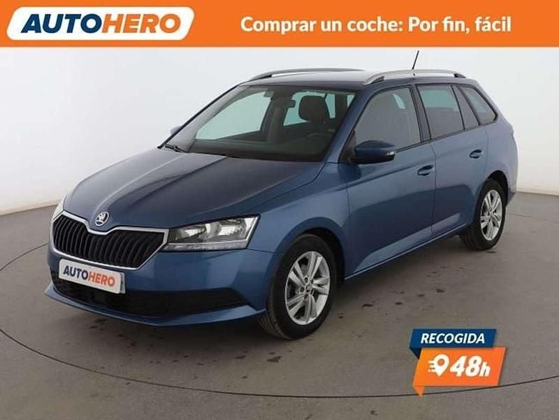 Azul Usado 2021 Skoda Fabia Ambition Utilitario | 11.237 € (Buen precio) - Imagen 1/3
