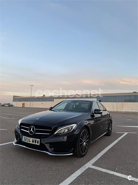 Negro Usado 2016 Mercedes C250 AMG line Berlina | 19.500 € (Precio justo) - Imagen 1/4