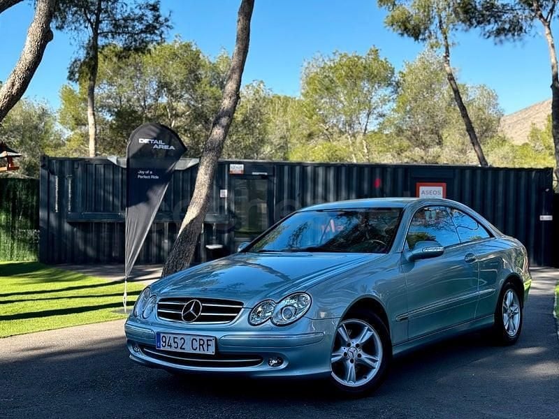 Usado Mercedes CLK320 Avantgarde 218 CV (160 kW) 2004 Azul Coupe