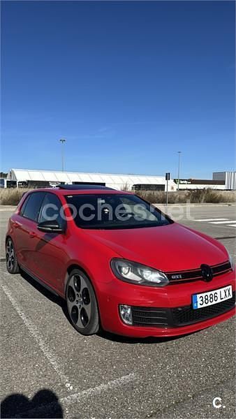 Usado VW Golf VI GTI 210 CV (154 kW) 2010 Rojo Utilitario