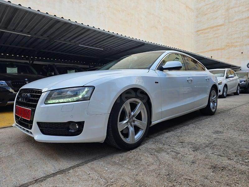 Blanco Usado 2011 Audi A5 Sportback Ambiente Utilitario | 9500 € (Super precio) - Imagen 1/4