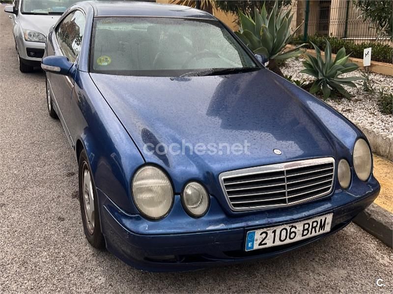 Usado Mercedes CLK200 Elegance 163 CV (119 kW) 2001 Azul Coupe