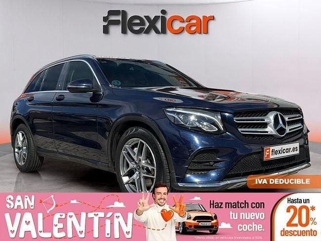 Azul Usado 2019 Mercedes GLC220 SUV | 27.990 € (Precio justo) - Imagen 1/4