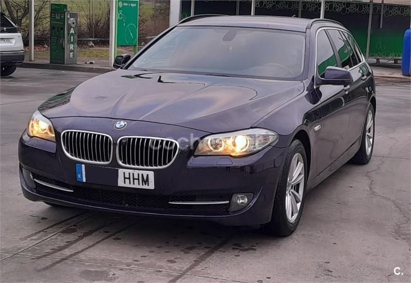 Azul Usado 2011 BMW 520 Familiar | 8500 € (Precio justo) - Imagen 1/4