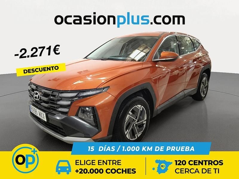 Naranja Usado 2025 Hyundai Tucson SUV | 24.990 € (Precio justo) - Imagen 1/4