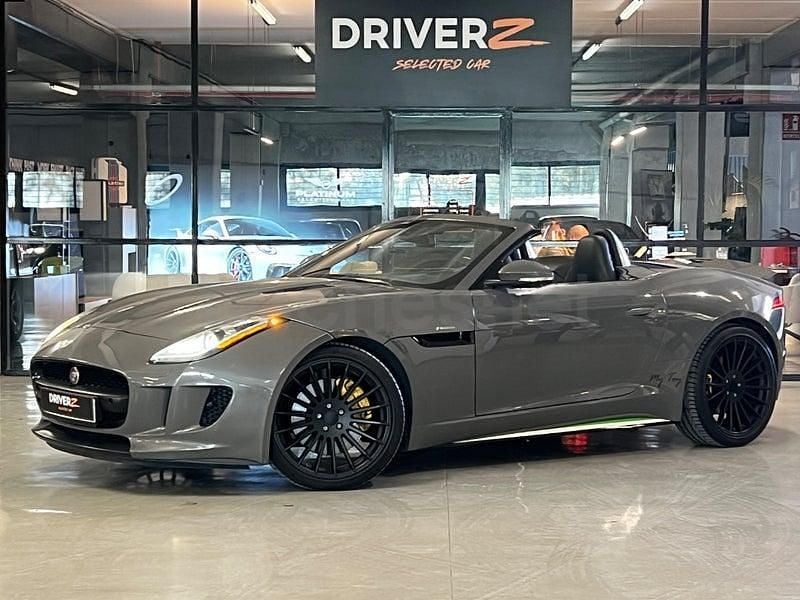 Usado Jaguar F-Type 380 CV (279 kW) 2017 Gris / plata Descapotable