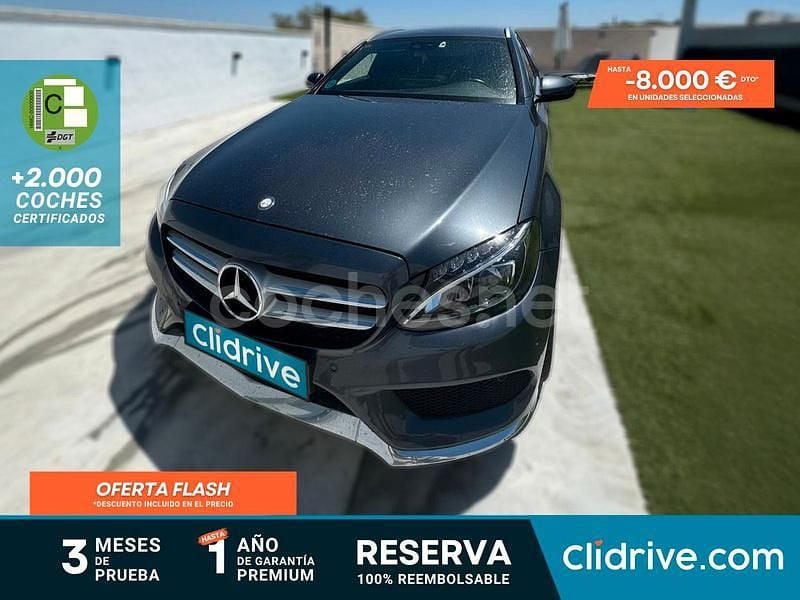 Negro Usado 2016 Mercedes C220 AMG line Familiar | 19.990 € (Precio justo) - Imagen 1/3
