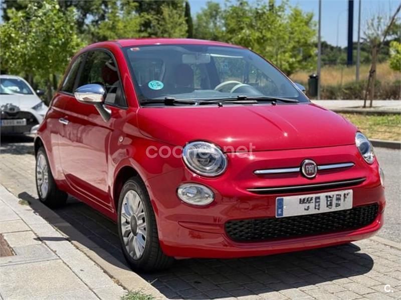 Usado Fiat 500 Lounge 69 CV (50 kW) 2016 Rojo Berlina