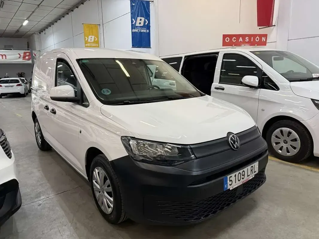 Usado VW Caddy Business 122 CV (89 kW) 2021 Blanco Monovolumen