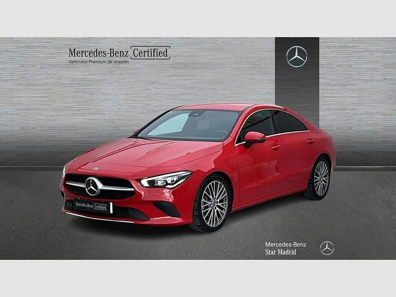 Rojo Usado 2019 Mercedes CLA180 Progressive Berlina | 23.990 € (Buen precio) - Imagen 1/4