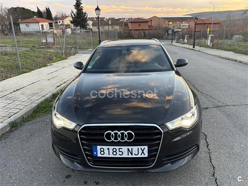 Usado Audi A6 S-Line 190 CV (139 kW) 2015 Negro Familiar