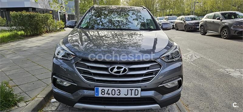 Usado Hyundai Santa Fe 200 CV (147 kW) 2016 Gris / plata SUV