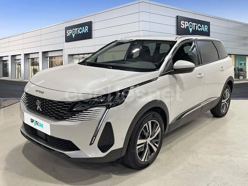 Blanco Usado 2021 Peugeot 5008 Allure Monovolumen | 21.785 € (Precio justo) - Imagen 1/4