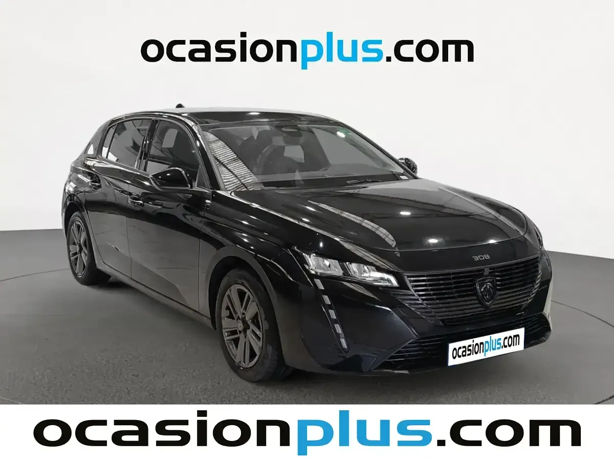 Usado Peugeot 308 Active 130 CV (95 kW) 2024 Negro Berlina