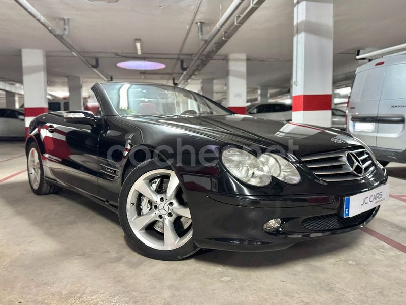 Usado Mercedes SL600 500 CV (367 kW) 2004 Negro Descapotable
