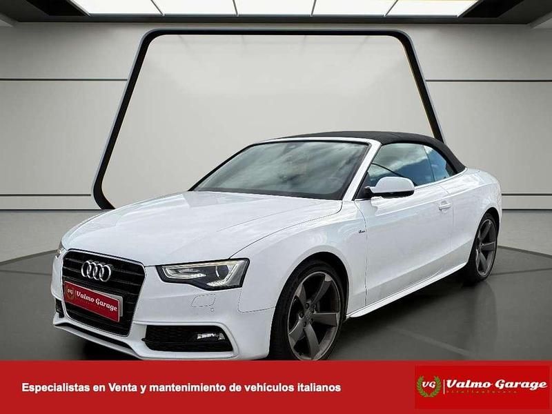 Usado Audi A5 S-Line 204 CV (150 kW) 2014 Blanco Descapotable