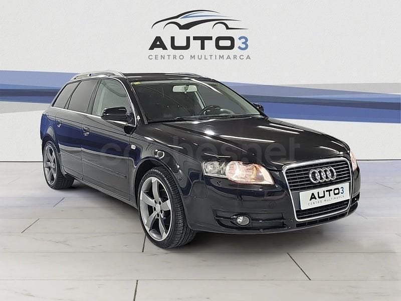 Usado Audi A4 140 CV (102 kW) 2008 Negro Familiar