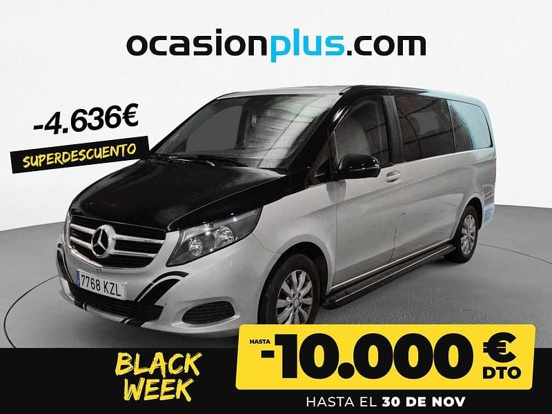 Gris Usado 2019 Mercedes V220 Exclusive Monovolumen | 36.090 € (Super precio) - Imagen 1/4