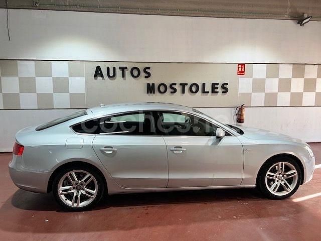 Usado Audi A5 Sportback 177 CV (130 kW) 2014 Gris / plata Utilitario