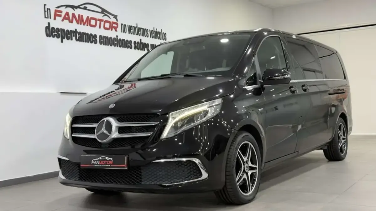 Usado Mercedes V250 Avantgarde 204 CV (150 kW) 2017 Negro Monovolumen