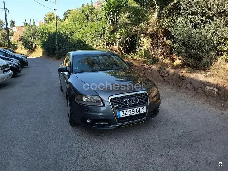 Usado Audi A6 S-Line 140 CV (102 kW) 2009 Gris / plata Berlina