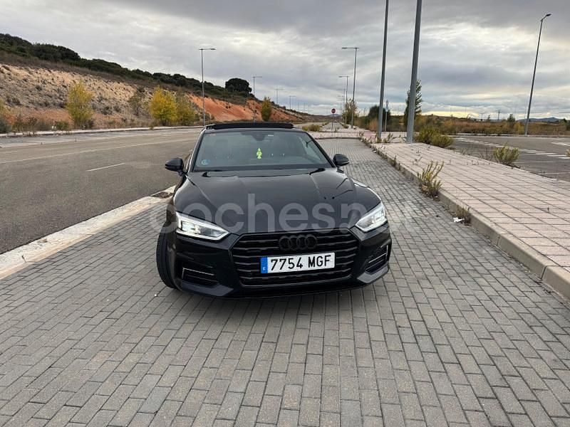 Usado Audi A5 S-Line 252 CV (185 kW) 2018 Negro Coupe